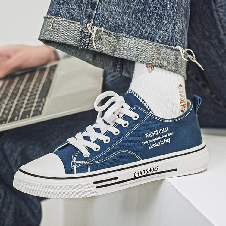 2025 Spring Breathable and Versatile Student Classic Cloth Shoes, Casual Canvas Shoes, Youth New Flat Sports Board Shoes