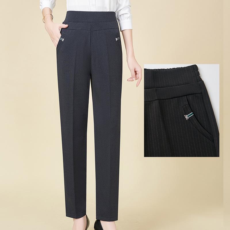 

Зимние брюки на бархатной подкладке от бабушки: Уютный, Свободный крой для женщин среднего и пожилого возраста 2XL (105-120 Jin)