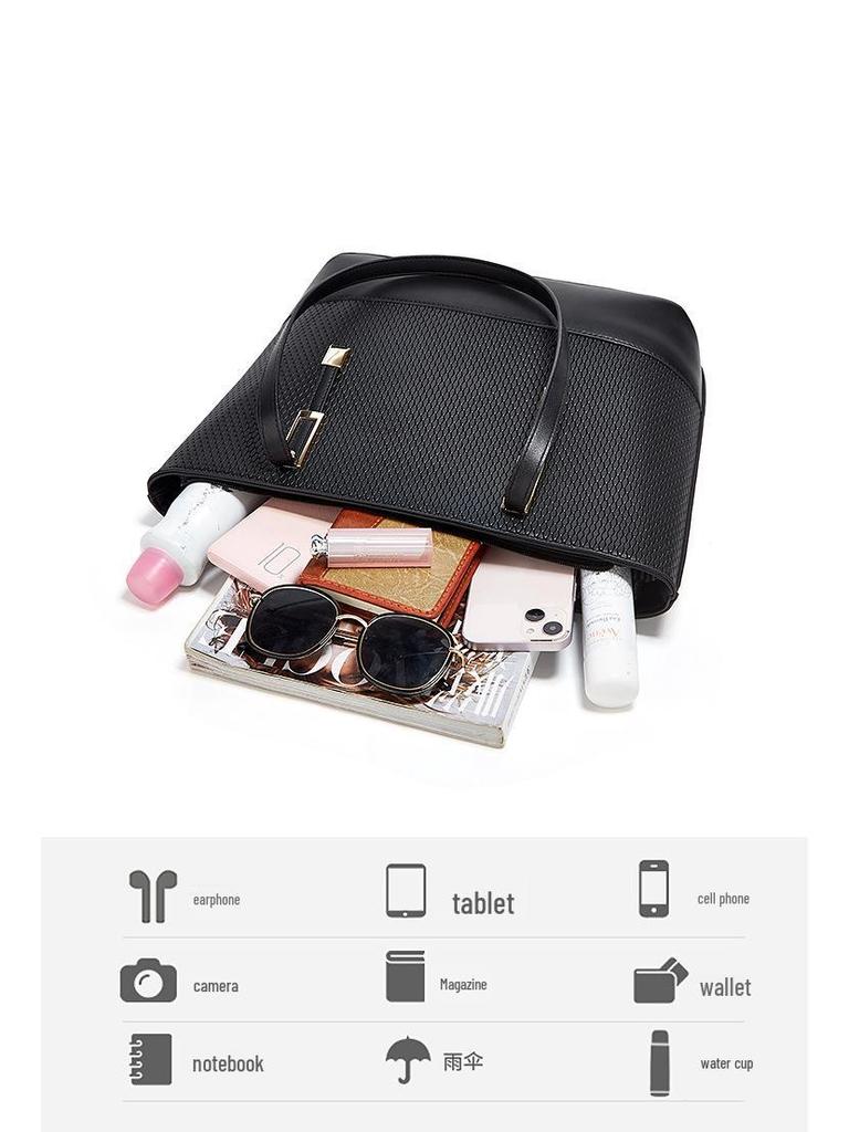 2024 European & American Multifunctional Tote: Mother-Child Large, Medium, & Small Capacity Handbag