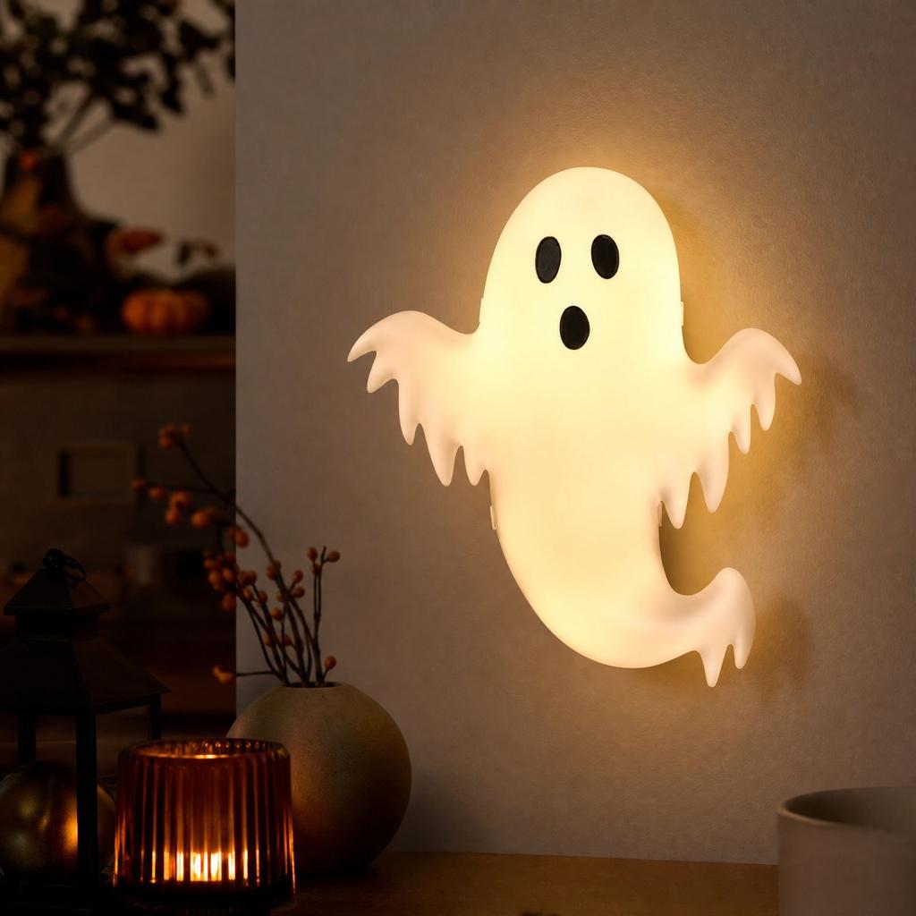 Φωτιστικό Διακόσμησης Τοίχου για Halloween για Σπίτι και Πάρτι, Μπαταρίες Δεν Περιλαμβάνονται