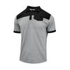 Men's Casual Waffle Top T-Shirt Color Blocked Collar Short Sleeved Top Outdoor Versatile Fashion Summer Outdoor Tees