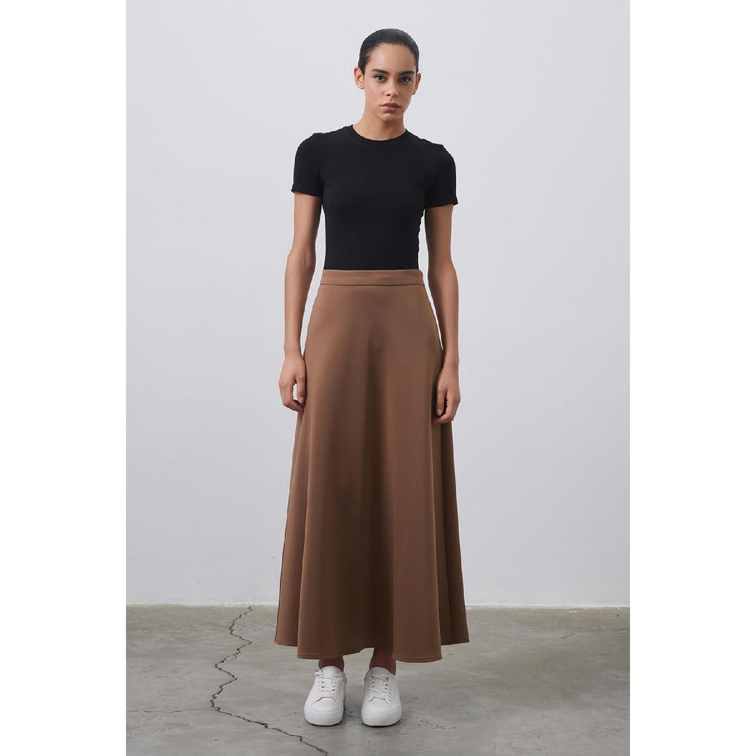 

Nada Scuba Bell Skirt Brown 36 коричневый