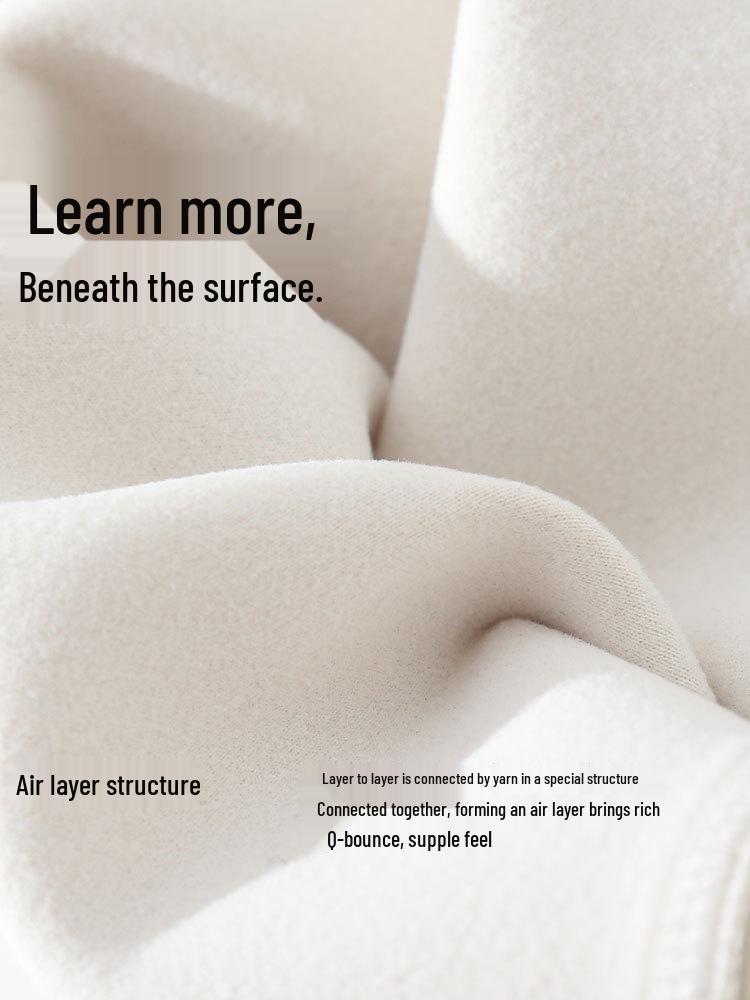 Women's Fleece-Lined Wide-Leg Sweatpants - Autumn/Winter Straight-Leg Casual Sportswear