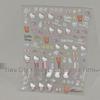 Hello Kitty 3D Embossed Nail Art Stickers with Heart, Bear, Pen Holder, Water Cup, and Camera Ornaments