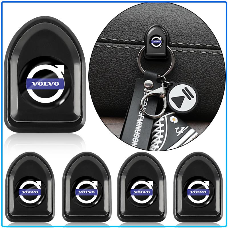 Mini Car Hook Organizer Storage USB Cable Key Storage Self Adhesive Wall Hook For Volvo Rdesign XC90 S60 XC60 V70 S80 S40 V50 V40 V60 C30 S70
