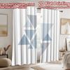 2D flat Photography Backdrop Party Backdrop Geometric Blue Triangles 100% Polyester Party Decorations Perfect for Suitable