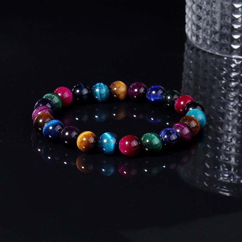 

Браслеты из натурального камня Тигровый глаз, с бусинами, Женские, Мужские, Рейки, Исцеление, Йога, Медитация, Шарм, Браслеты-манжеты, Ювелирные изделия, Подарок