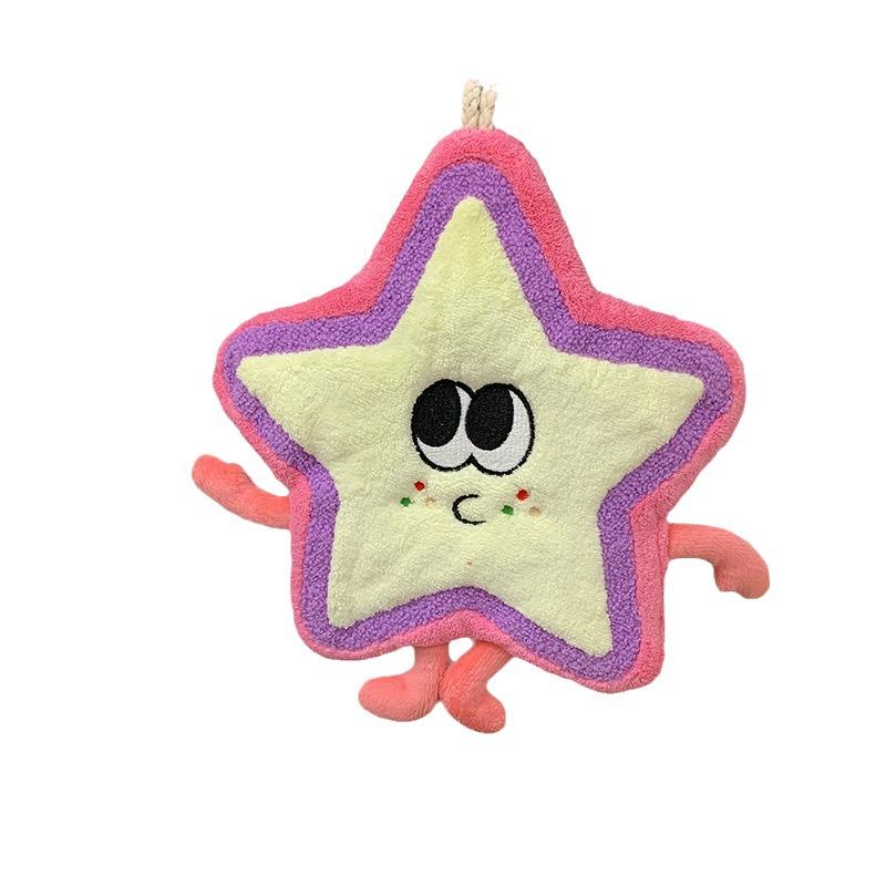 Dopamine Cartoon Coral Fleece Hand Towel: Soft, Quick-Drying, More Absorbent Than Cotton, Perfect for Kids (Spring/Summer)