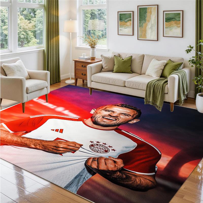 Harry Kane Design Crystal Velvet Rug Soft Decorative Mat for Bedroom Entrance