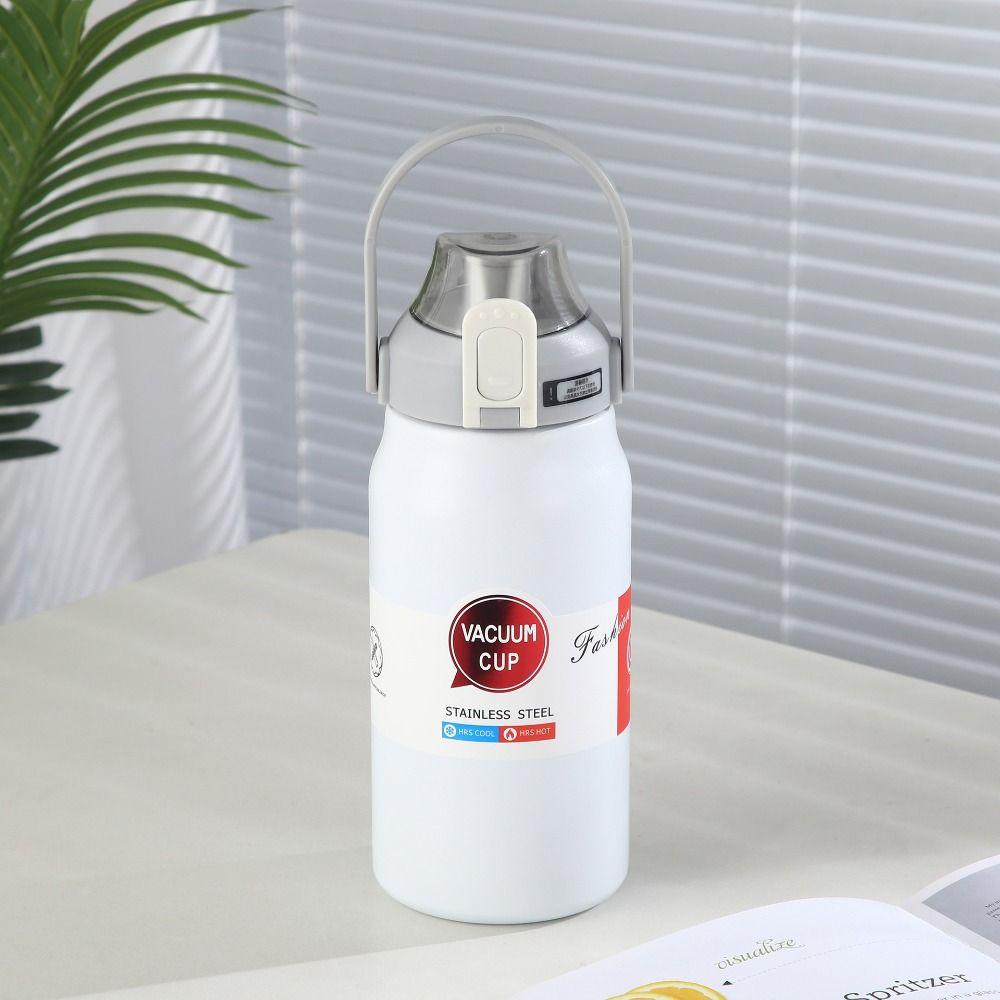 316 Stainless Steel Sports Thermos Bottle 1200ml Vacuum Flask Durable Travel Insulated Cup Office