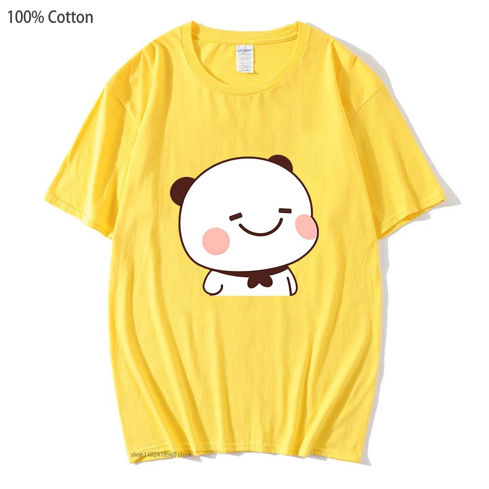 Couple Clothes Funny Face Dudu Ble Ble Bubu Is Happy Face Graphic T-Shirts Men's T Shirt Panda Bear Tops Summer Tees