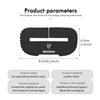cqmes7 For Skoda PU Leather Car Seat Belt Buckle Clip Cover Protector Anti-Scratch Case Kodiaq Fabia Kamiq Karoq Octavia 2 3 Rapid