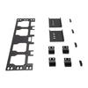 Toolbox Side Mount Bracket Aluminium Alloy Foldable Toolbox Side Bracket Replacement for Packout
