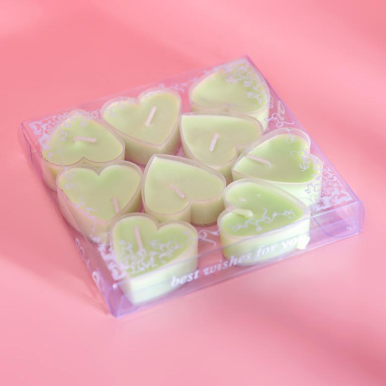 Creative Heart-Shaped Candles for Weddings, Proposals, and Birthdays