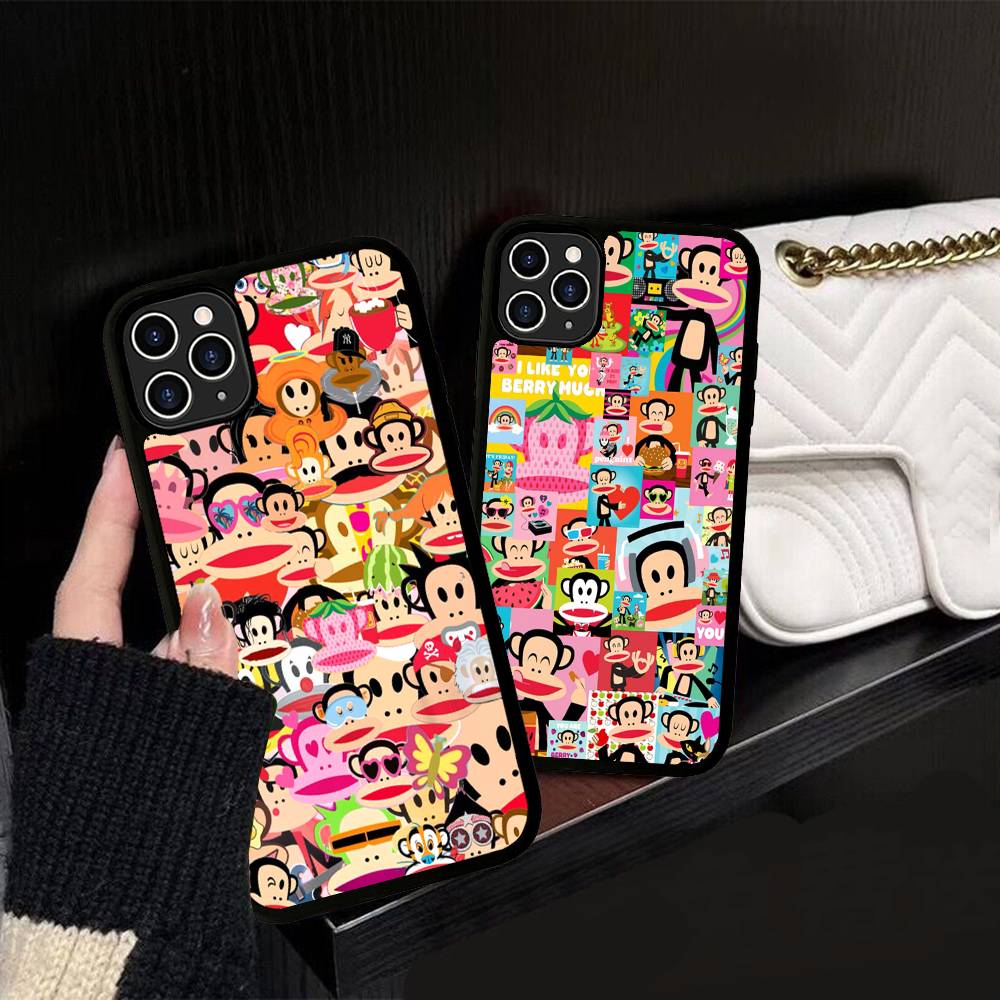 Famous Luxurious P-paul F-frank Phone Case For IPhone 17 Pro 16 Plus 16 Pro Max 15 14 13 12 11 PC+TPU Back Cover