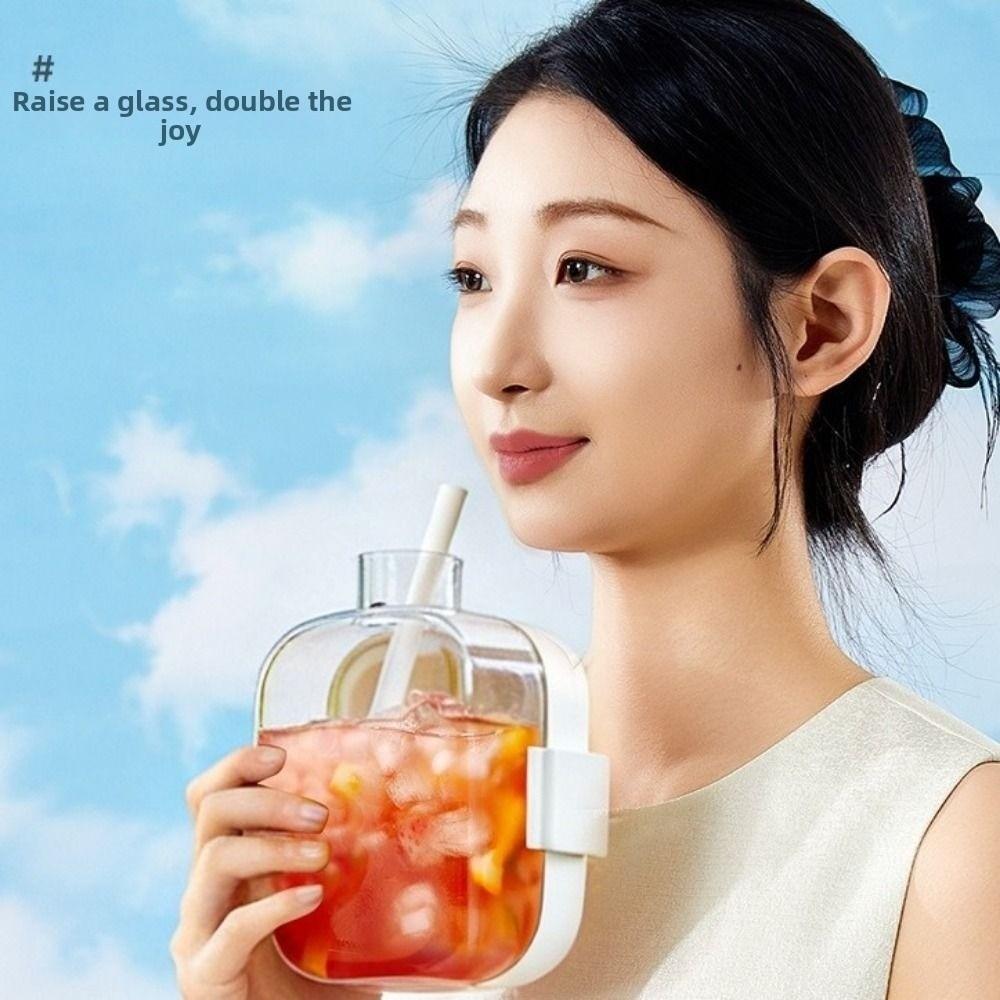 Easy Release Ice Cube Mold Press Type Ice Make Bottle Multi-Function Cooling Cup Water Bottle  Home