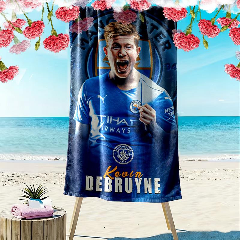 Kevin De Bruyne Manchester City'S Star Player Beach Towel Outdoor Camping Portable For Travel Seaside Quickdrying Swim Towel Swim Beach Towel