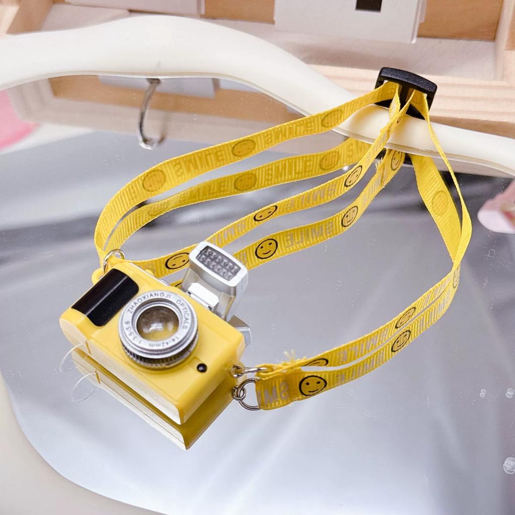 Cute Camera Pendant, Plush Doll Camera Accessory, Accessory Camera Charm
