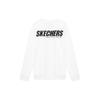 Skechers American Vintage Large Letter Logo Print Casual Pullover Sweatshirt Unisex Sweatshirt Bright-White L320U106-0019