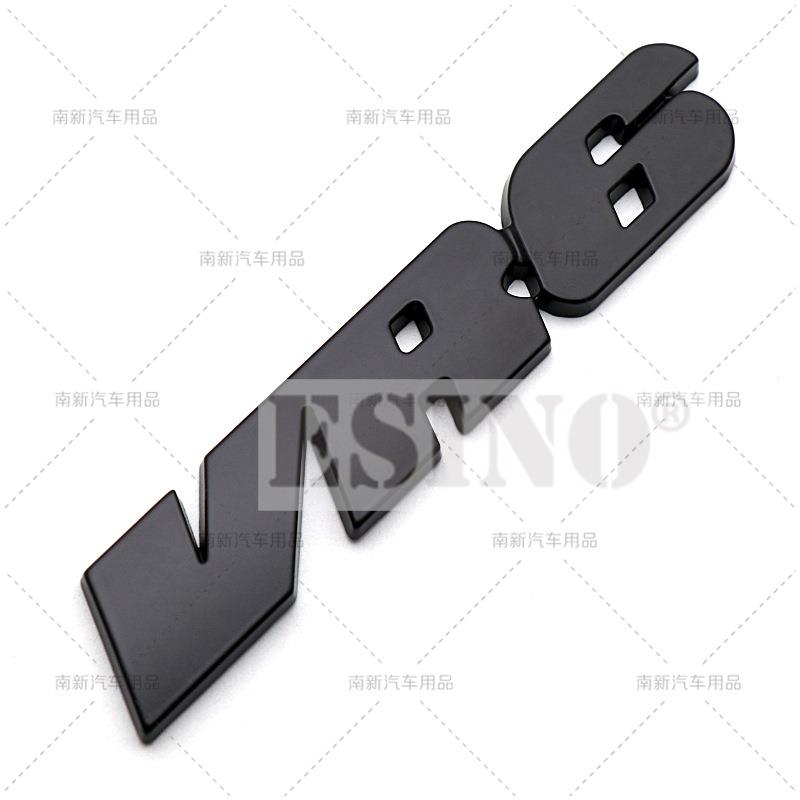 AABIN1 Styling Auto 3D VR6 Metallo Cromo Lega di Zinco Emblema Badge per Carrozzeria Adesivo per Volkswagen Golf R32 Passat CC R36 GT Touareg Phaeton