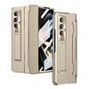 Hårt pansar för Samsung Galaxy Z Fold 4 Fold3 5G Fodral Stöd Gångjärnsskydd Glasfilm Skydd