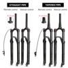 Ultra-light 29'' Mountain Bike Air Front Fork with Remote Control Magnesium Alloy Rebound