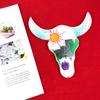 Animal for Head Silicone Mold Wall Pendant Decor Resin Casting Mold Bull for Head Coaster Epoxy Casting Mold Home Decor