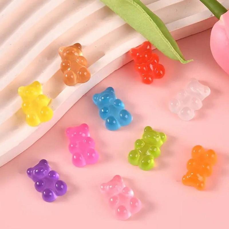 10Pcs Mix Colors Bear Fridge Magnet Photo Message Board Stickers Home Office Refrigerator Decoration Ornaments