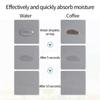 Yellow Sunflower Retro Draining Pad Drying Mat For Kitchen Bar Coffee Dishes Rubber Quick Drying Water Absorbent Anti-slip Mat