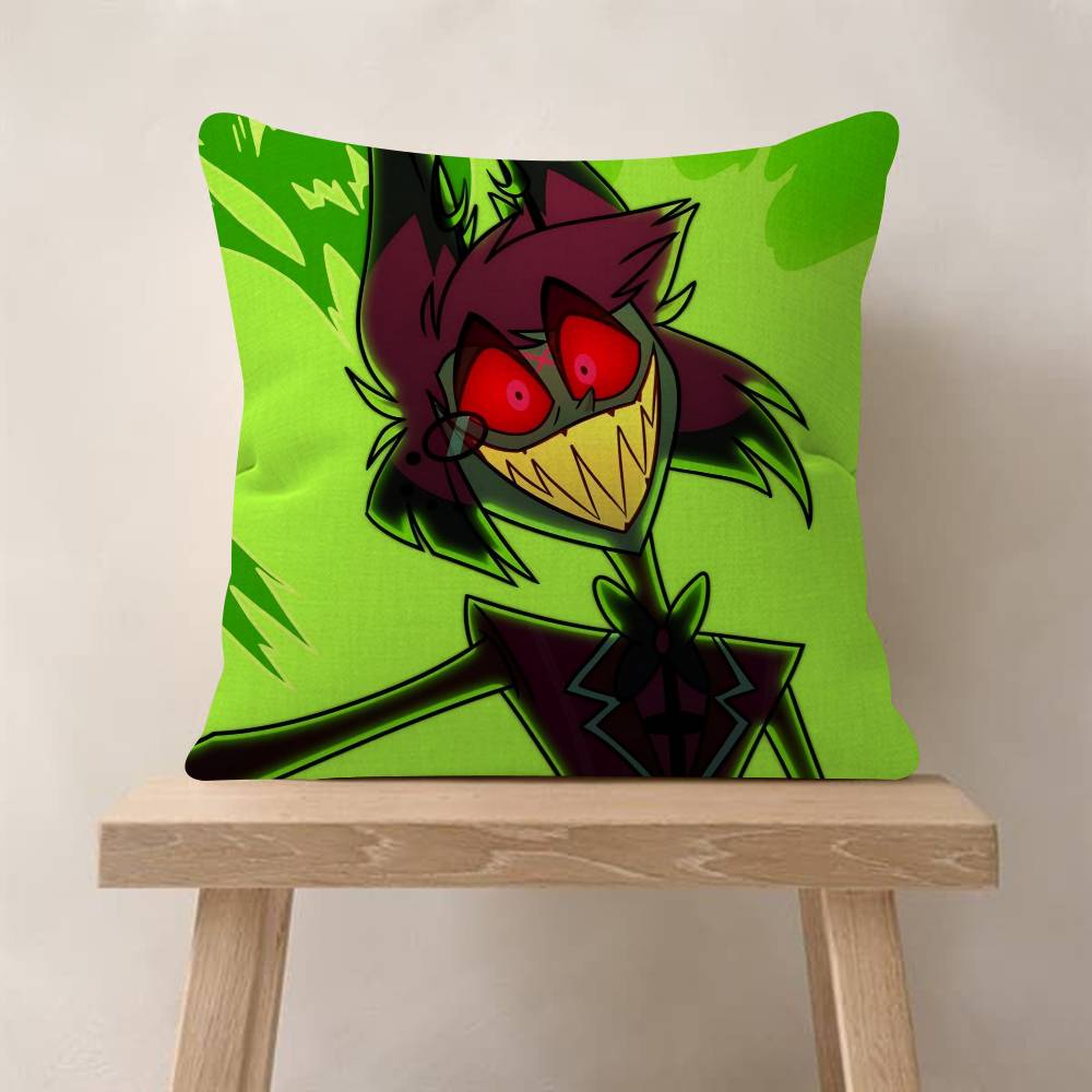 Anime H-Hazbin H-Hotel Kissenbezug Auto Überwurfskissenbezug für Sofa Auto Weihnachtsgeschenk