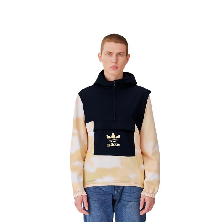 adidas Originals WINDBREAKER Jacket Men's Black Brown Multicolor GN1876