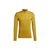 T Shirts Men's Yellow Half Turtleneck Moderate Straight Fit HI1309