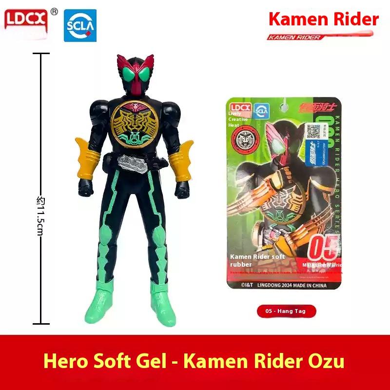 New Cool Fashionable Masked Rider Soft Rubber Action Figures Fashion Playthings Desktop Ornament Boy Surprise Gifts Collectable Models