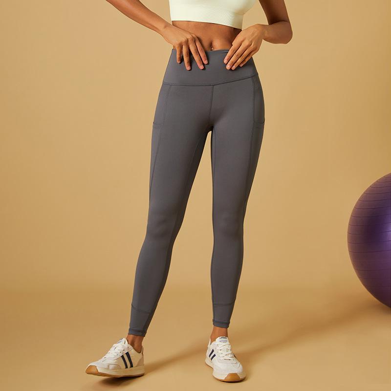 Women's High-Waist Elastic Running & Yoga Pants with Hip-Lifting Design