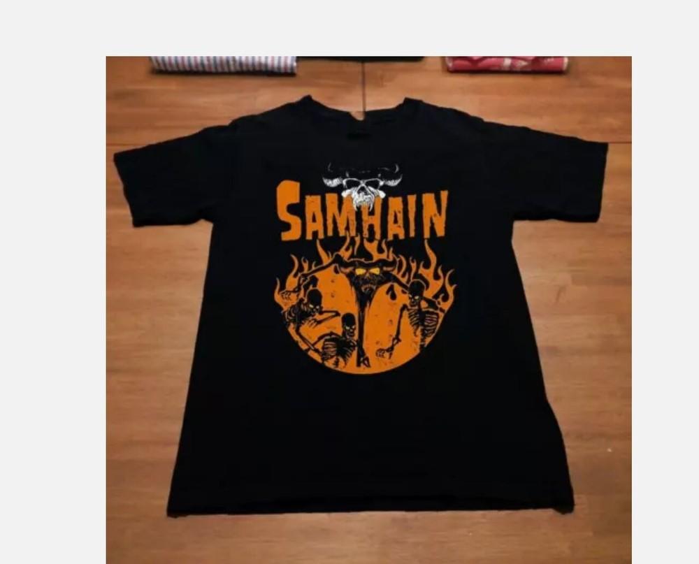 Samhain Danzig Band Fire T Shirt Full Size