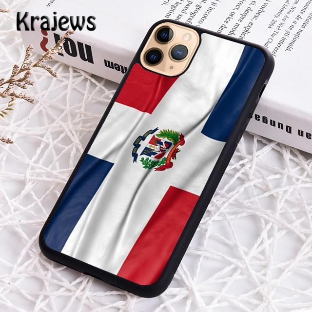 Krajews Dominican Republic Coat Of Arms Phone Case For IPhone 18 17 Air 16 15 14 plus 11 12 13 pro max coque Shell Fundas