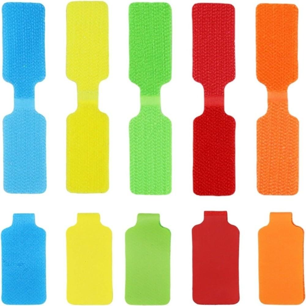 24pcs Waterproof Self Adhesive Cable Labels Reusable Wire Cord Tags Cable Management