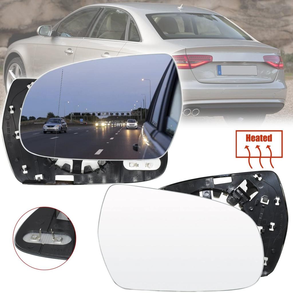 Wing Mirror Glass Compatible with A3 A4 S4 A5 S5