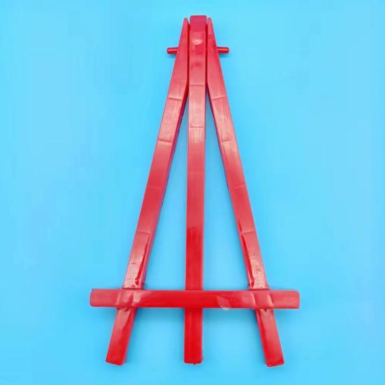 5 stk Triangel-easel Mini-stativ Barnekunst-display Liten tegning staffeli med lyse farger 15,5 cm plastskisser staffeli