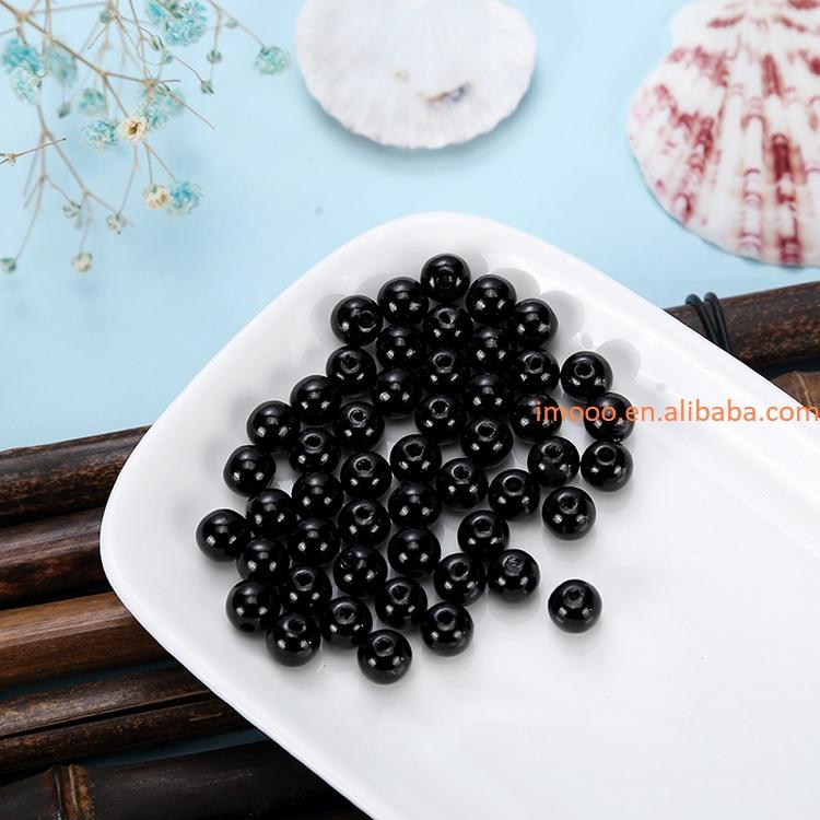 0.5Kg Bag Colorful Pearl ABS Round Bead with Hole for Sewing Craft Decoration DIY Accessory Garment Pearls Beads