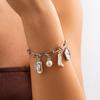 IngeSight.Z Ethnic Vintage Horse Cowboy Hat Boots Imitation Pearl Pendant Necklace Bracelet Woman Personality Party Jewelry Sets