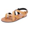 New Summer Men Sandals Leather Vintage Flat Beach Gladiator Sandals Shoes Breathable Men Flip Flops Sandals Roman Sandals Gladia