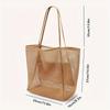 Colorful Summer Beach Tote Bag for Women – Mesh Shoulder&Crossbody with Polyester Lining – Ideal for Travel & Outdoor Activities