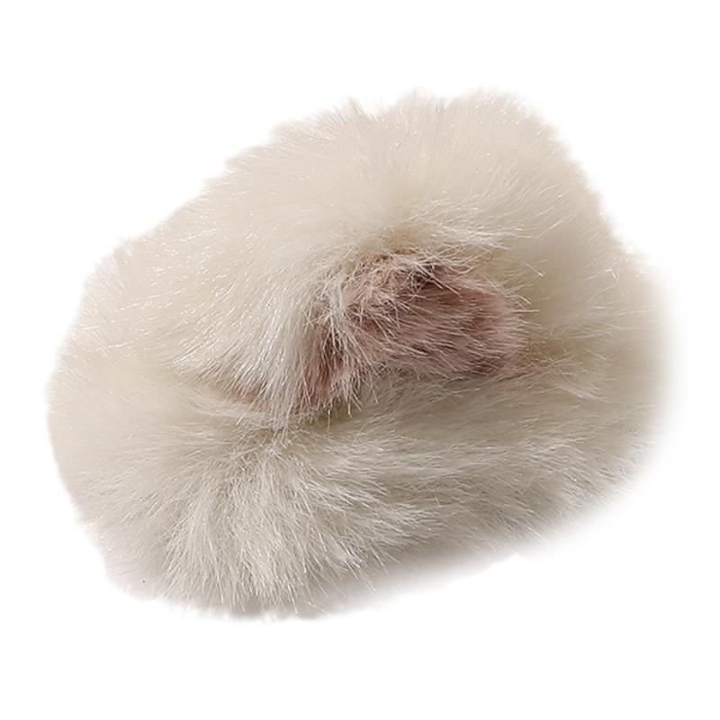 Furry Bangs Clip Plush Animal Snap Hairpin Cats Ears Hair Barrettes Trendy Ponytail Decor Non-Slip Hair Side Clips