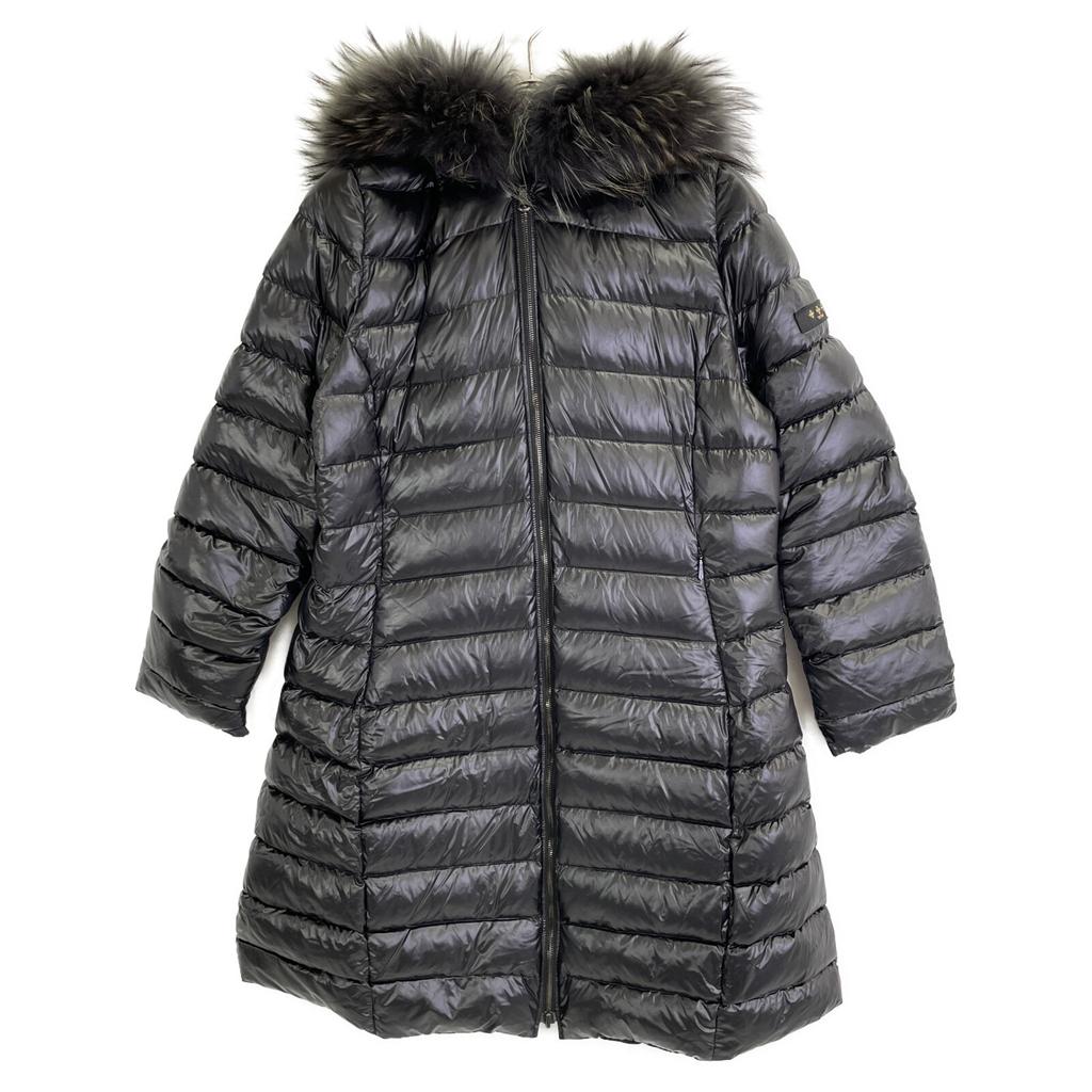 TATRAS LTA20A4706 ISERA Black Raccoon Fur Hooded Reversible Down Coat coat 5 blackUsed