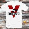 INGSOC 1984 Unisexs George Orwell Fictional Novel Socialism T Shirt B1031