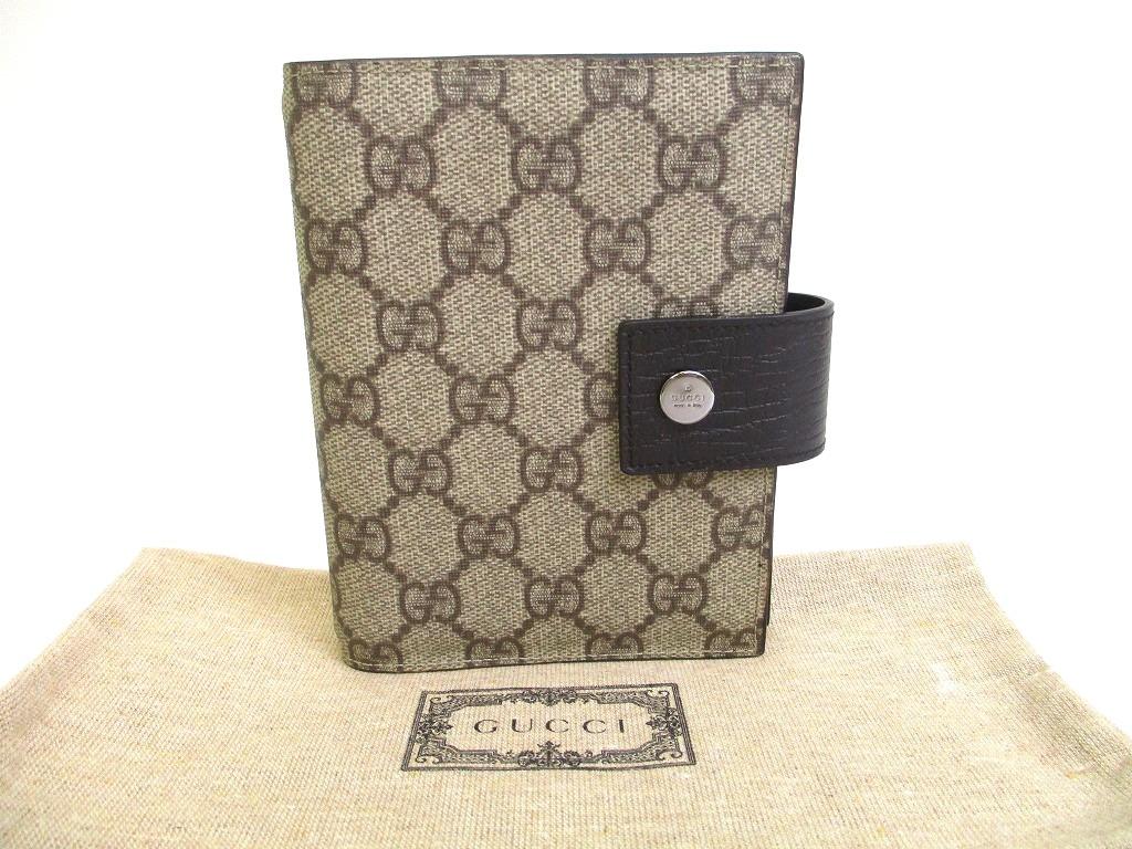 

Authentic GUCCI GG Coating Canvas Document Holders Small Size #a668 Refurbished