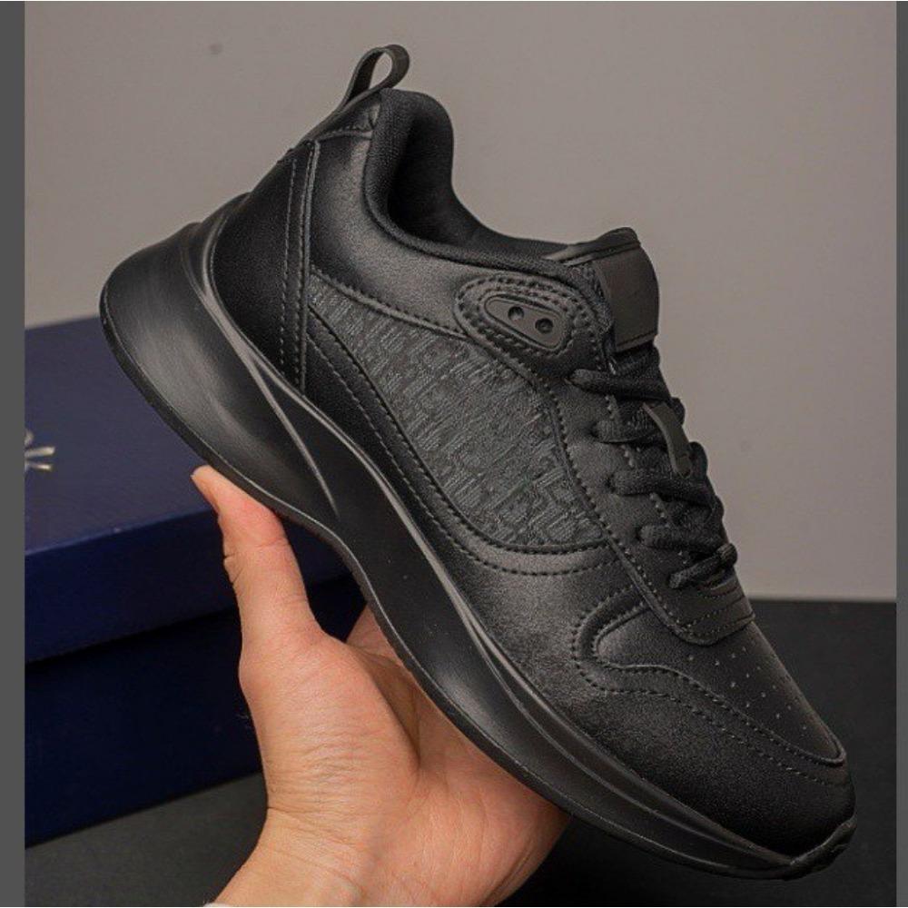 

Men s shoes trendy low-top D home casual shoes letter old flower embroidery thick-soled lace-up sneakers 44