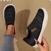 Women's Breathable Knit Loafers Comfortable Slip-On Walking Shoes with Soft Sole Shoes