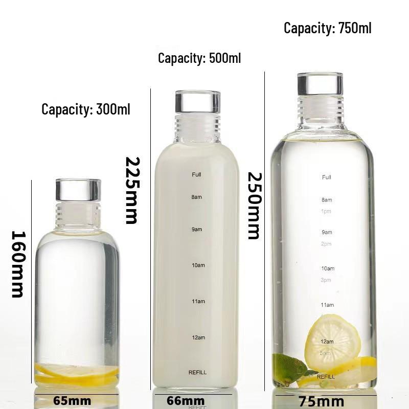 Heat-Resistant Borosilicate Glass Cup for Water, Juice, and Lemonades